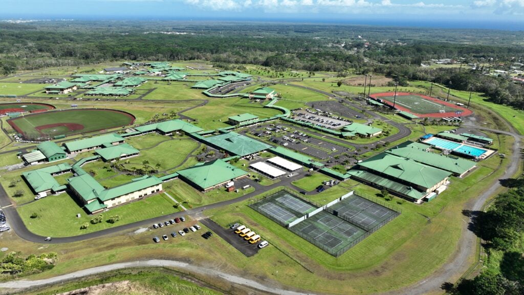 Overhead view of Kamehameha Schools Hawaiʻi Campus