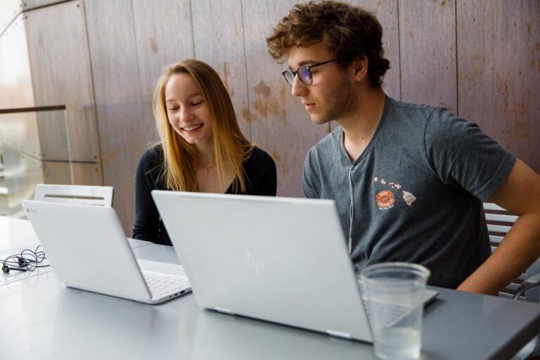 People studying for Google IT support certificate at ASU