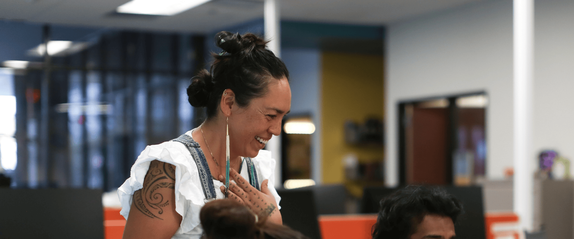Image: Alexandrina Agloro facilitating a carbon futures game she designed. Photo by Linsey Wilt.